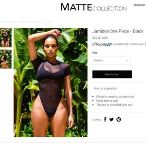 Matte Collection Jamison Swim Suit